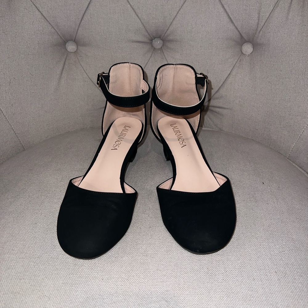 Girls Black Heels